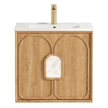 Laguna MKII 600mm Wall Hung Single Vanity with Ceramic Countertop