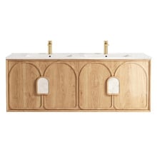 Laguna MKII 1500mm Wall Hung Double Vanity with Ceramic Countertop