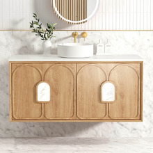 Laguna MKII 1200mm Wall Hung Single Vanity with Solid Surface Countertop