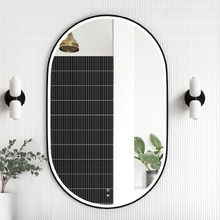 Noosa 900 x 600mm Oval LED Bathroom Mirror