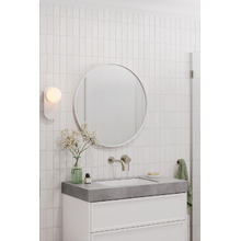 London Round Framed Mirror