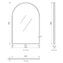 Archie Arched Framed Mirror