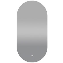 Oval Aluminium LED Mirror