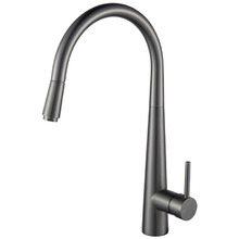 Gun Metal Grey Pull-Out Kitchen Sink Mixer