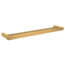 Bellino Brushed Gold Double Towel Rail