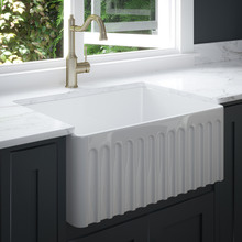 Durban Fluted Fireclay Single Kitchen Sink