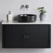 Selina 900mm Wall Hung Single Vanity with Quartz Countertop