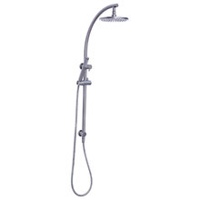 Avalon Brass Twin Rail Shower With Slim Hand Piece