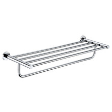 Rumi Brass Towel Rack With Rail