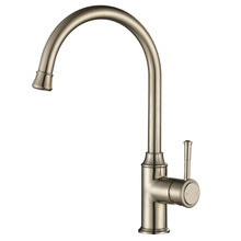 Constance Brass Gooseneck Kitchen Mixer