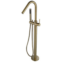 Avalon Floor Mounted Bath mixer with Hand-Held Shower