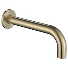 Avalon 200mm Curved Brass Bath/Basin Spout