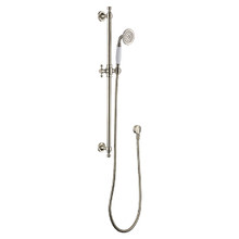 Clementine Brass Rail Shower