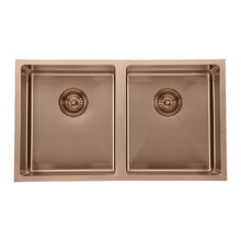 Laverne 760mm Undermount Double Stainless Steel Kitchen Sink