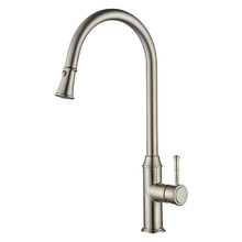 Rounded Constance Pull-Out Kitchen Mixer
