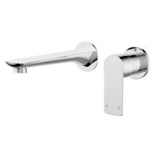 Vattern 180mm Bath/Basin Wall Mixer Set