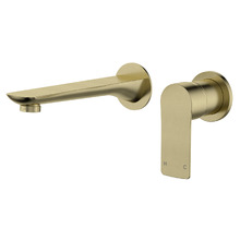 Vattern 180mm Bath/Basin Wall Mixer Set