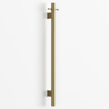 Hornavan 1000mm Vertical Heated Towel Bar With Hook