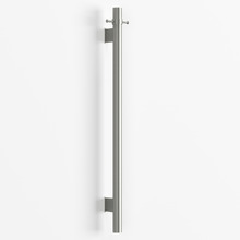 Hornavan 1000mm Vertical Heated Towel Bar With Hook