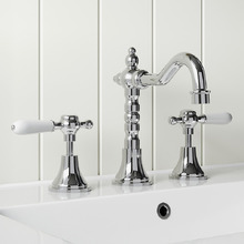 Clementine Round Basin Spout & Mixer Set