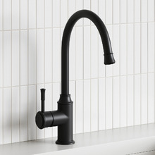 Constance Brass Gooseneck Kitchen Mixer