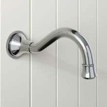 Clementine 200mm Brass Basin Wall Spout