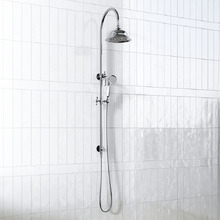 Clementine Brass Twin Shower