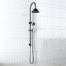 Clementine Brass Twin Shower