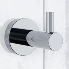 Rumi Round Single Brass Robe Hook