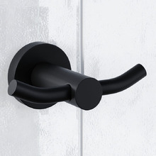 Rumi Round Brass Double Robe Hook