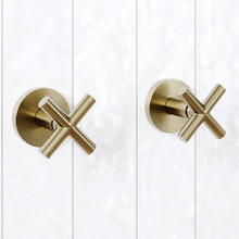 Aries 1/4 Turn Cross Handle Wall Top Assemblies
