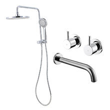 Retro-fit Short Twin Shower Bathroom Package