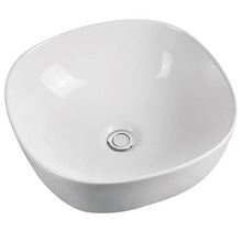 Luci 410mm Square Ceramic Above Counter Basin