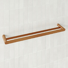 City Life Inox Stainless Steel Double Towel Rail