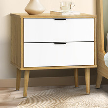 Hopkins 2 Drawer Bedside Table