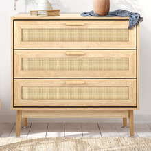 Holly 3 Drawer Rattan Chest