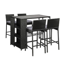 4 Seater Anhur Outdoor Dining Table & Chair Set
