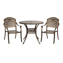2 Seater Moira Aluminium Outdoor Bistro Set