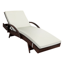 Kingston PE Rattan Sun Lounge