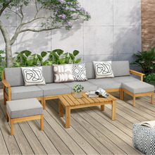 7 Seater Ivan Outdoor Sofa & Table Set