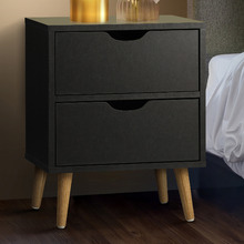 Aldan 2 Drawer Bedside Table