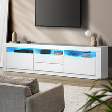180cm Galland 2 Drawer Entertainment Unit with LEDs