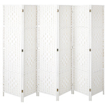 6 Panel Shyla Pine Wood Room Divider