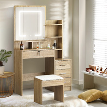 2 Piece Wade Dressing Table & Stool Set