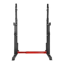 Black Adjustable Squat Rack