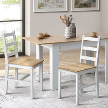 Abriana Pine Wood Dining Chairs (Set of 2)