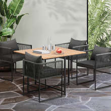 4 Seater Allegra Outdoor Dining Table & Chair Set