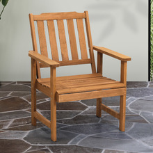 Julian Fir Wood Outdoor Armchair