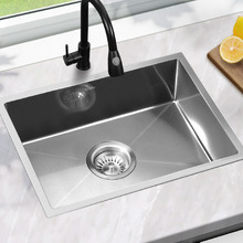 Parker Silver Single Stainless Steel Kitchen Sink