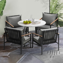 4 Seater Vinnie Outdoor Dining Table & Chair Set